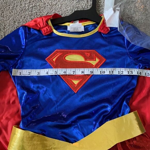 Kids Super Woman Costume Halloween Size L NEW - Picture 9 of 9